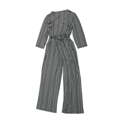 Black Petite Abstract Jumpsuit