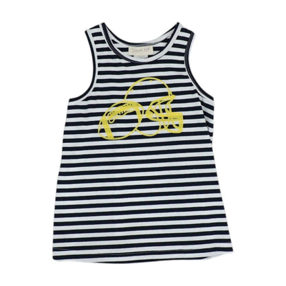 Navy Striped Dress