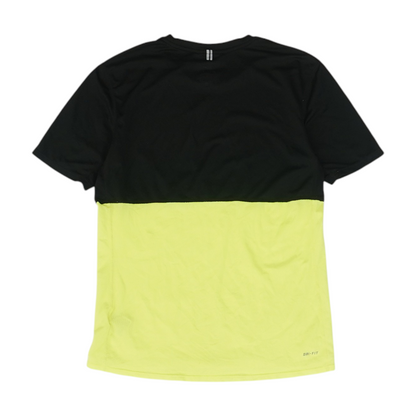 Black Color Block Active T-Shirt