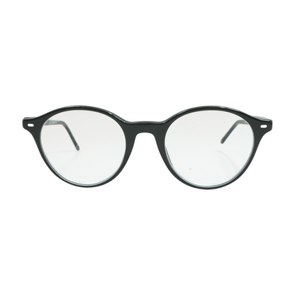 Black Bernard Round Prescription Eyewear