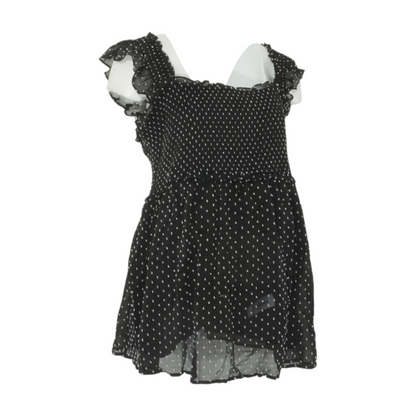Black Maternity Polka Dot Blouse