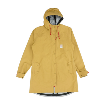 Khaki Solid Rain Coat