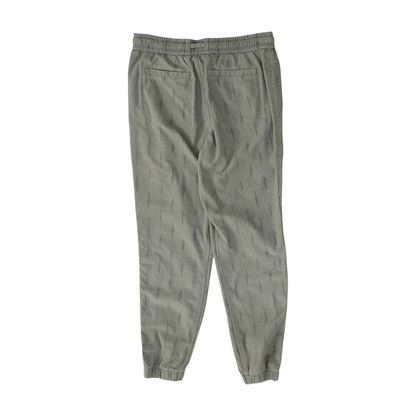 Gray Polka Dot Tapered Pants