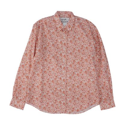Peach Floral Button Down