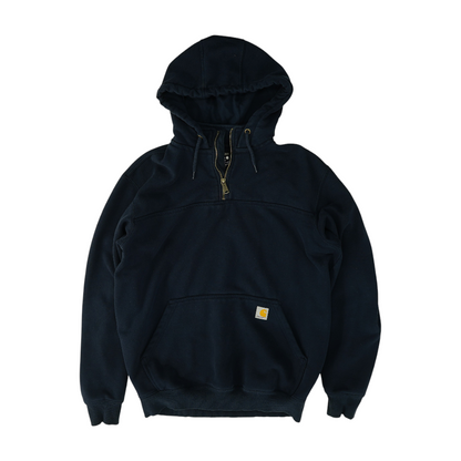 Navy Tall Solid 1/4 Zip Pullover