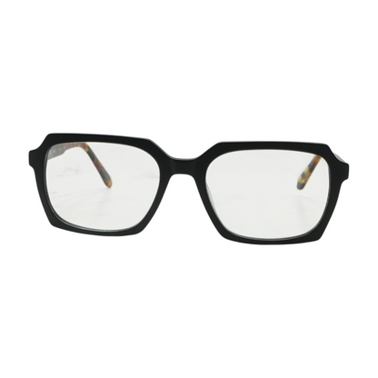 Black 323T Square Prescription Eyewear