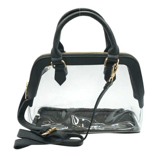 Black Transparent Stadium Handbag