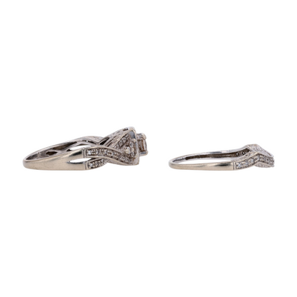 1/3 ctw 14K White Gold Diamond Engagement Ring