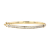 3/4 ctw 10K Yellow Gold Diamond Bangle Bracelet
