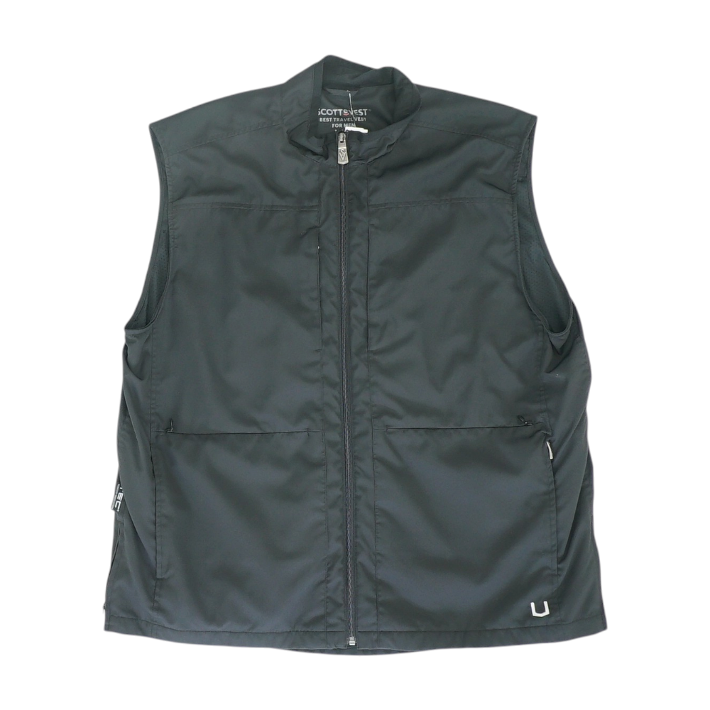 Black Solid Vest
