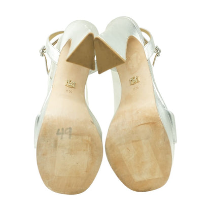 Silver Platform Heels
