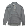Gray Solid Hoodie Pullover