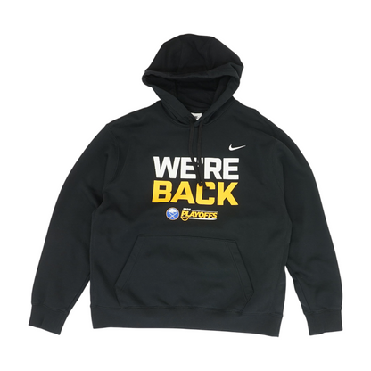Black Solid Hoodie Pullover