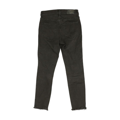 Black High Rise Skinny Leg Jeans