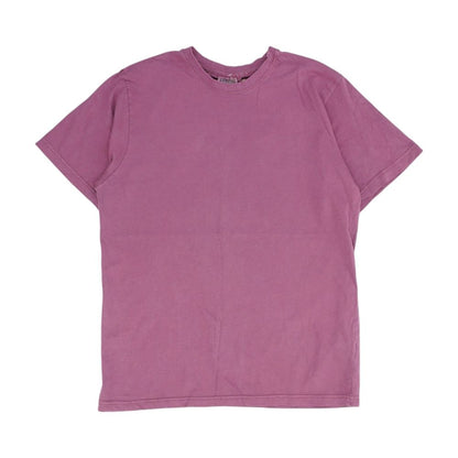 Purple Solid Crewneck T-Shirt