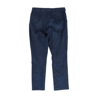 Navy Solid Chino Pants