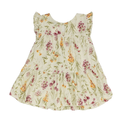 Gray Floral Blouse