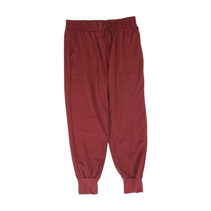 Maroon Petite Tapered Pants