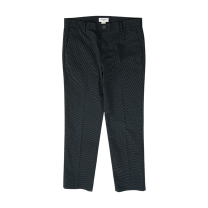 Navy Print Slim Pants