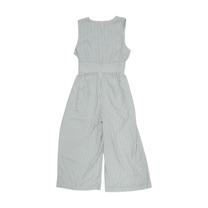 White Striped Jumpsuit