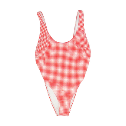 Red Check One-Piece