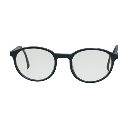 Navy The Axiom Round Prescription Eyewear