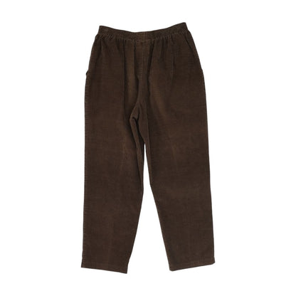 Brown Solid Chino Pants