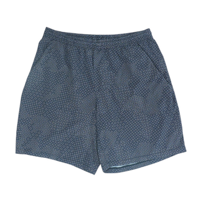 Gray Print Active Shorts