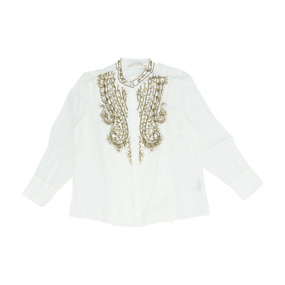 White Petite Button Down