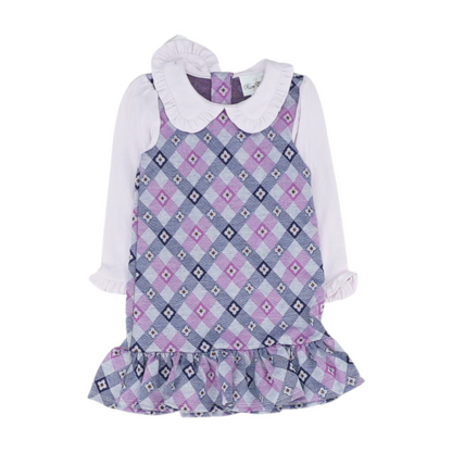 Pink Check Dress