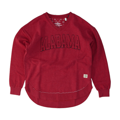 Red Alabama Crimson Tide Solid Sweatshirt Pullover