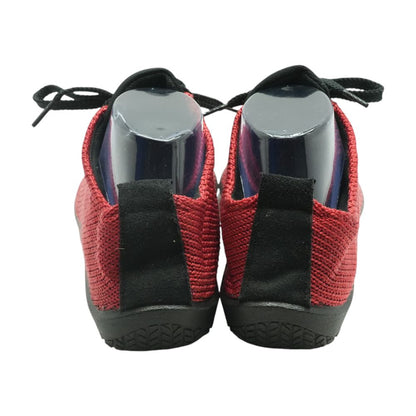 Red Low Top Athletic Shoes