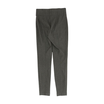 Gray Solid Dress Pants