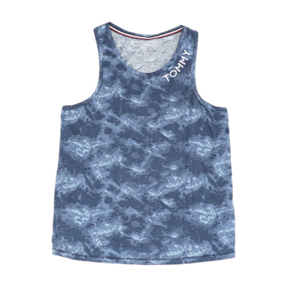 Blue Tie-Dye Blouse