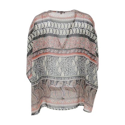 Multi Petite Paisley Cardigan
