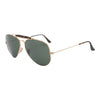 Gold Aviator Sunglasses