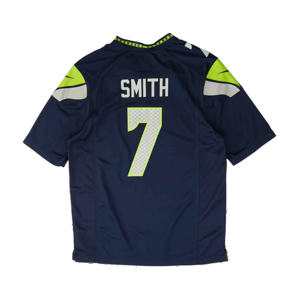Men's Navy Seattle Seahawks Short Sleeve Jersey