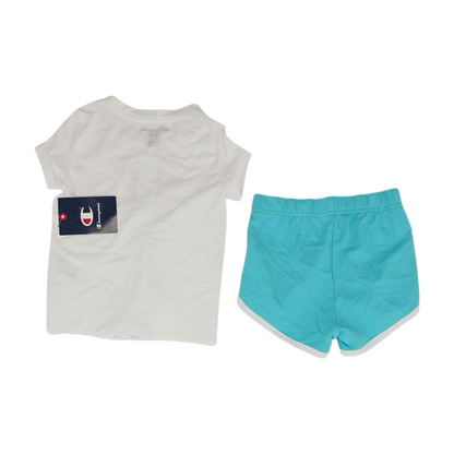 White Short Sleeve Set
