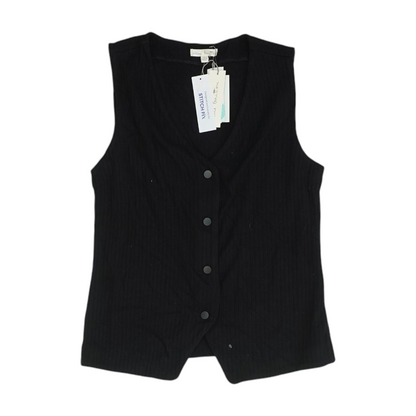 Black Solid Vest