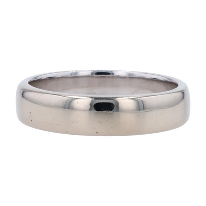 14K White Gold Band