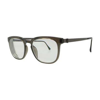 Gray Model 7038 Square Prescription Eyewear