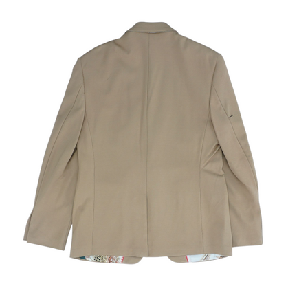 Brown Solid Blazer