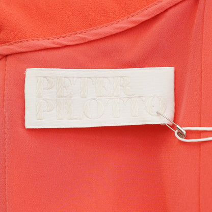 Coral Embroidered Detail Maxi Dress