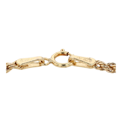 14K Yellow Gold Chain Bracelet