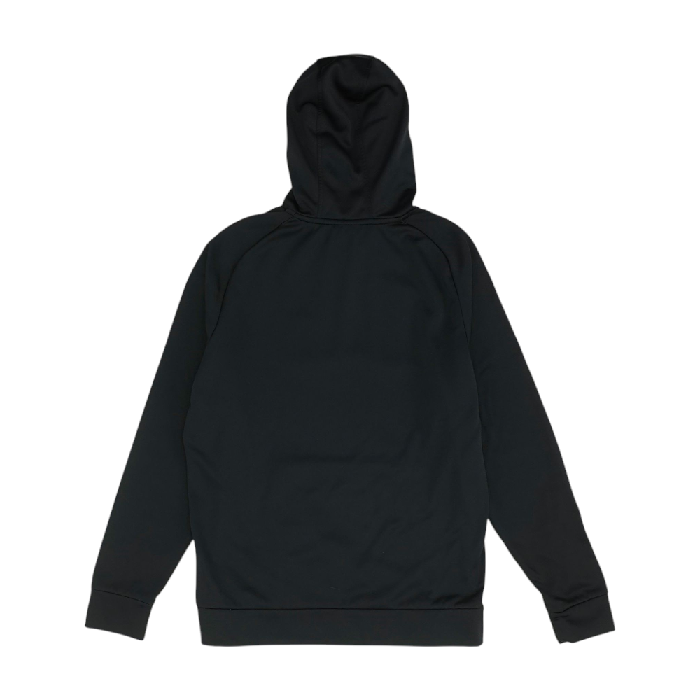 Black Print Hoodie Pullover