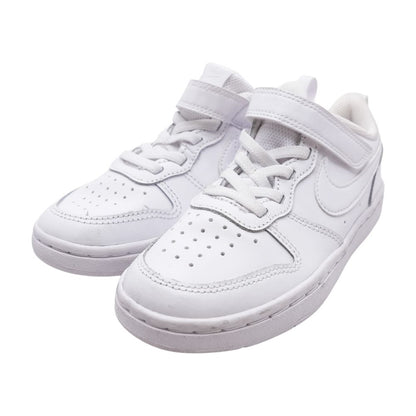 Court Borough Low Recraft White Leather Athletic Shoes