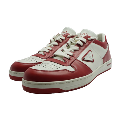 Red Downtown Leather Sneakers