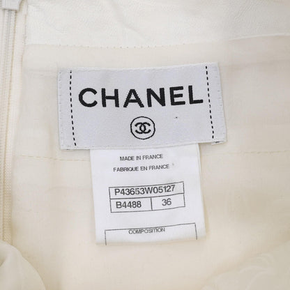 Spring 2012 Pearl-Embellished Halter Neck Leather-Tweed Dress