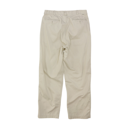 Beige Regular Pants