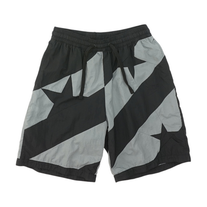 Black Color Block Active Shorts